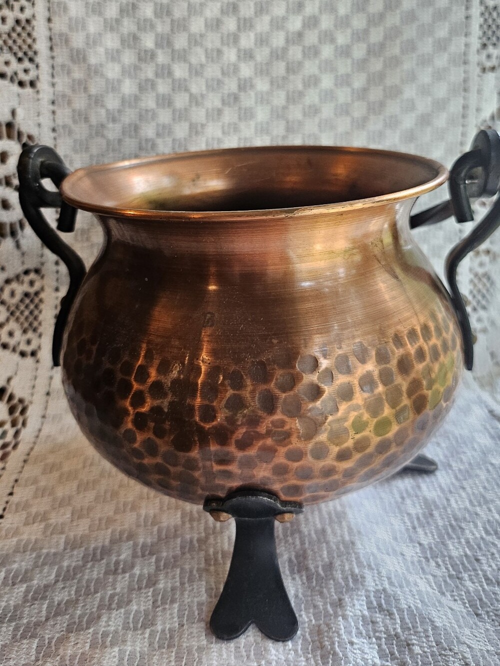 Vintage German Copper Cauldron